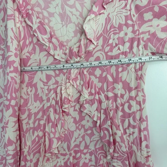 Free People Floral Pink and White Dress - Picture 16 of 16